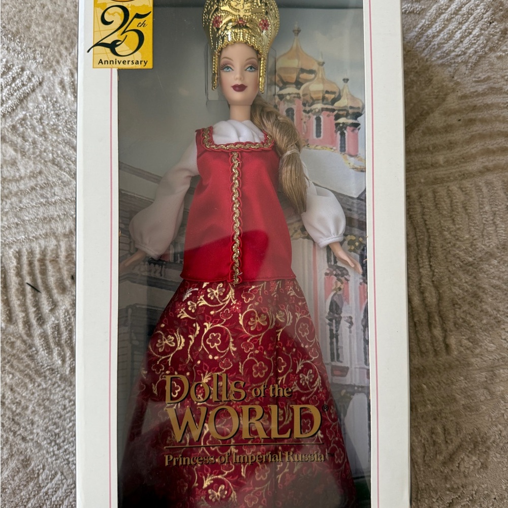 Barbie, Dolls of the World Princess of Imperial Russia Doll, 25th Anniversary